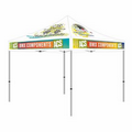 Economy Steel TL 10x10 Custom Canopy Kit (Full Color Digital Dye Sublimation)